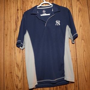 Majestic Yankees collar polo shirt